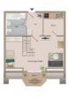 Grundrissplan - Helle und gemütliche 1-Zimmerwohnung mit zus. Platz