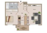 Grundriss - Zentral gelegene 2-Zimmerwohnung als Anlage oder Eigennutzung