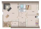 Grundrissplan Dachspitz - 4-ZKB Maisonettewohnung zentral in Krumbach