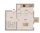 Grundrissplan Dachgeschoss - 4-ZKB Maisonettewohnung zentral in Krumbach