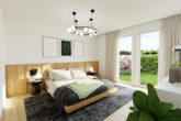 Visualisierung Schlafen - Schwellenloser Bungalow – Neubau zum Erstbezug