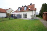 Gartenansicht - *RESERVIERT* Top gepflegte Doppelhaushälfte in beliebter Ortsrandlage