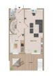 Grundriss Erdgeschoss - Reihenmittelhaus mit Garten, Terrasse, Balkon und Pool