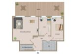 Grundrissplan - Schöner Wohnen – 3-Zimmerwohnung mit XXL-Balkon